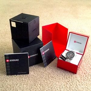 Zodiac Z05504 Men’s Luxury Chain Link Watch